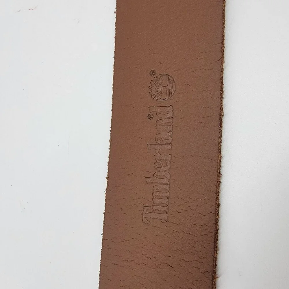 Timberland Belt Men's‎ Beautiful Rich Brown Genuine Leather Belt Sz L 38-40 EUC